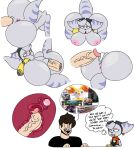 absurd_res action_figure alpha_channel anonymous_artist anthro anus blue_eyes bodily_fluids braixen breasts brown_hair cervical_penetration cip comedic cum cum_in_vagina cum_inside cybernetic_arm cybernetic_limb dialogue disembodied_penis duo ear_piercing ear_ring english_text eyewear eyewear_on_head fallopian_tubes female generation_6_pokemon genital_fluids genitals goggles goggles_on_head grey_body grimace hair hi_res human humor internal leaning leaning_sideways lombax male male/female mammal nintendo nipples ovaries penetration penis piercing pokemon pokemon_(species) pose ratchet_and_clank ring_piercing rivet_(ratchet_and_clank) scarf self_insert sex simple_background sony_corporation sony_interactive_entertainment speech_bubble star_wars text thought_bubble uterus vulva