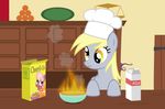  amber_eyes blonde_hair box cereal cereal_box cheerilee_(mlp) derpy_hooves_(mlp) equine female feral fire friendship_is_magic green_eyes hair hat horse inside mammal milk my_little_pony navel ohitison parody pimp_hat pink_hair pony solo the_simpsons yellow_eyes 