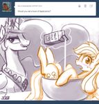  ? applejack_(mlp) blush bowl butt comic cutie_mark english_text equine eyes_closed female feral freckles friendship_is_magic hair horn horse john_joseco lesbian long_hair looking_at_viewer mammal milk my_little_pony pony princess princess_celestia_(mlp) royalty smile text tiara tongue tongue_out tumblr winged_unicorn wings worried 