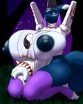  4:5 areola azula bandai_namco big_breasts breasts clothing digimon digimon_(species) female furball hat headgear headwear hi_res huge_breasts hyper hyper_breasts kneeling legwear markings nipples stockings taomon 