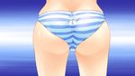  ass game_cg guardian☆place panties skyfish striped_panties underwear 