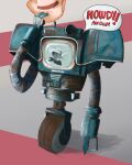  4:5 abstract_background cathode_ray_tube clothing cowboy cowboy_hat english_description english_text fallout gesture hat headgear headwear hi_res kassical machine male microsoft new_vegas robot securitron_(fallout) solo speech_bubble text tipping_hat victor_(fallout) wheel 