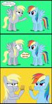  blonde_hair comic cutie_mark danleman14 derpy_hooves_(mlp) dialog duo english_text equine female feral food friendship_is_magic hair horse mammal muffin multi-colored_hair my_little_pony parody pegasus pony purple_eyes rainbow_dash_(mlp) rainbow_hair smile spongebob_squarepants text wings yellow_eyes 