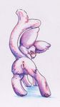  anus blush eeveelution espeon female feral looking_at_viewer nintendo plain_background pok&#233;mon pok&eacute;mon presenting pussy simplepale solo standing video_games 