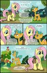  comic cub cutie_mark dialog duo english_text equine eye_contact female feral fluttershy_(mlp) freckles friendship_is_magic green_eyes heads_and_tails horn horse male mammal my_little_pony outside pegasus pony smudge_proof snail snails_(mlp) sweat tails_(mlp) text unicorn wings young 