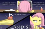  absurd_res comic computer darkpengi death_note equine female feral fluttershy_(mlp) friendship_is_magic green_eyes hair hi_res horse juice_box mammal my_little_pony navel parody pink_hair pony solo 