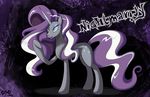  anthro cubonator cutie_mark equine female feral friendship_is_magic horn horse mammal my_little_pony night nightmare_rarity_(mlp) 