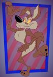 2026 3_toes 4_fingers abstract_background alternate_version_at_paywall anthro arm_tuft athletic athletic_anthro athletic_male back_tuft belly bent_ear biped black_eyes black_nose black_toe_claws brown_body brown_fur butt butt_from_the_front canid canine canis cheek_tuft chest_tuft claws colored coyote curling_tail curvy_figure digital_drawing_(artwork) digital_media_(artwork) elbow_tuft eyebrows facial_tuft featureless_crotch feet fingers flat_colors fluffy fluffy_chest fluffy_tail fur gavanzude gesture hand_gesture head_tuft hi_res humanoid_feet humanoid_hands knee_tuft knee_up leg_tuft looney_tunes male mammal multicolored_body multicolored_fur nude on_one_leg pattern_background paws pecs pinup plantigrade pointing pointing_up pose puffed_out_chest raised_finger raised_foot raised_heel raised_index_finger raised_tail shoulder_tuft signature simple_background skinny skinny_anthro skinny_male slim slim_anthro slim_male small_waist smug smug_expression smug_face smug_grin soles solo standing standing_on_toes striped_background tail tan_belly tan_body tan_eyebrows tan_fur tiptoes toe_claws toes tuft two_tone_body two_tone_fur warner_brothers wasp_waist wide_hips wile_e._coyote yellow_sclera