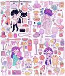  1girl 3boys antenna_hair aubrey_(faraway)_(omori) aubrey_(headspace)_(omori) aubrey_(omori) ball barefoot baseball_bat basketball_(object) basketball_hoop big_yellow_cat_(omori) bird black_eyes black_hair black_hat black_socks black_tank_top blender_(object) blue_flower blue_rose blue_shirt blush bow box bread bread_slice brothers bug burger cactus can candy captain_spaceboy cat character_charm charm_(object) checkered_clothes chef_hat chicken chicken?_(omori) closed_eyes closed_mouth clover commentary contract cookie copypasta_(omori) crossed_legs cup dakimakura_(object) dandelion dinosaur dog double-parted_bangs drinking_glass drinking_straw drooling flower flower_pot fly flyswatter food forest_bunny_(omori) four-leaf_clover fruit frying_pan gift gift_box gladiolus globe hair_between_eyes hair_bow hairband hat hector_(omori) hero_(headspace)_(omori) hero_(omori) highres holding holding_stuffed_toy ice_pick id_card instrument jam jar jewelry jump_rope kel_(headspace)_(omori) kel_(omori) key kim_(omori) kneehighs knife light_bulb long_hair long_shirt looking_at_viewer mewo milk milkymilkyshark mouth_drool mr._plantegg_(omori) multiple_boys mussel_(omori) nail_(hardware) nail_bat omori omori_(omori) open_mouth orange_(fruit) orange_joe_(omori) oven_mitts pajamas pancake_bunny_(omori) pants papa_chip_(omori) phone photo_(object) pillow pink_bow pizza plant plate polka_dot polka_dot_bow potted_plant potted_plant_(omori) punching_bag purple_hair purple_shorts ring rose sandwich scott_(omori) scrapbook shaved_ice sheet_music shirt short_sleeves shorts siblings sidelocks simple_background sketchbook smile snaley_(omori) socks spatula spider sprout_mole steak striped_clothes striped_pajamas striped_pants striped_shorts stuffed_eggplant stuffed_toy sunglasses sweetheart_(omori) sword t-shirt tank_top teapot tissue tissue_box top_hat trophy tulip unworn_bow unworn_eyewear unworn_hairband unworn_hat unworn_headwear vertical-striped_clothes vertical-striped_pajamas vertical-striped_pants vertical-striped_shorts violin watch watermelon watermelon_slice weapon white_background white_flower white_pajamas white_pants white_shorts white_tulip wristwatch 