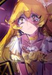  blonde_hair bow cure_peace hair_flaps kise_yayoi long_hair magical_girl precure smile_precure! solo tears tima yellow yellow_bow yellow_eyes 