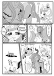  black_and_white changeling comic cub equine fangs female friendship_is_magic horn horse japanese_text male mammal monochrome my_little_pony naoki navel nymph pony princess_cadance_(mlp) queen_chrysalis_(mlp) shining_armor_(mlp) text tiara translated twilight_sparkle_(mlp) winged_unicorn wings winsg young 