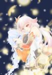  2girls ahoge blue_eyes bodysuit braid china_dress chinese_clothes commentary_request dress elbow_gloves fu_hua fu_hua_(phoenix) gloves highres honkai_(series) honkai_impact_3rd hug jacket kiana_kaslana kiana_kaslana_(white_comet) long_hair long_sleeves looking_at_viewer mon_momu moon multiple_girls night outdoors pointy_ears red_eyes red_gloves sky star_(sky) starry_sky twin_braids white_bodysuit white_dress white_hair white_jacket 