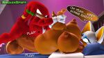 16:9 3d_(artwork) 4k absurd_res ambiguous_penetration angry anthro balls bat bed big_balls big_breasts big_butt big_penis breasts butt claws clenched_teeth digital_media_(artwork) duo ear_piercing ear_ring echidna eye_roll fangs female furniture genitals hi_res hoop_ear_ring huge_balls huge_breasts huge_butt huge_penis hyper hyper_genitalia hyper_penis knuckles_the_echidna leg_grab lips lying lying_on_bed male male/female mammal moan monotreme motion_lines muscular muscular_male narrowed_eyes on_back on_bed penetration penis piercing plap plap_(sound) ring_piercing rocketspuff rouge_the_bat rough_sex sega sex sonic_the_hedgehog_(series) speech_bubble teeth thick_lips thick_thighs thigh_grab voluptuous_female widescreen