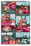 2026 absurd_res akita amy_rose anthro auburn_eyes big_breasts breasts camp campsite canid canine canis clothing comic conductor's_wife_(sonic) conductor_(sonic) dialogue domestic_dog embarrassed english_text eulipotyphlan evergreen_tree facial_hair female forest fur green_eyes group hair hedgehog hi_res himitsu husband husband_and_wife lake male mammal married_couple molosser mountain_dog multiple_scenes mustache nude nude_anthro nude_female nude_male pine_tree pink_body pink_fur pink_hair pink_quills plant pool_float pool_floaty quills_(anatomy) saint_bernard seaweed sega sharp_teeth snorkel sonic_the_hedgehog_(series) speech_bubble spitz sqootshy sweaty_head swimwear tan_arms tan_breasts tan_inner_ear tan_mouth teal_body teal_fur teeth text the_murder_of_sonic_the_hedgehog tree trio wife