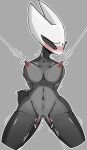 2026 anthro arachnid arthropod arthropod_abdomen big_breasts biped blush breasts clitoris female genitals hallowed_knight_34 hands_behind_back helpless hi_res hollow_knight_(franchise) horn hornet_(hollow_knight) labia_pull navel nipple_clamp nipple_clamp_pull nipple_fetish nipple_play nipple_pull non-mammal_breasts non-mammal_navel non-mammal_vulva pain sexual_torture simple_background solo spider spread_legs spreading team_cherry vulva vulva_clamps wide_hips