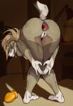 anthro anus badger big_anus blue_eyes bootyforge breasts butt butt_heart buttplug dreadlocks european_badger female gaping gaping_anus genitals hi_res loose_anus mammal meles muscular muscular_female mustelid musteline nancy_(bootyforge) nude plug_(sex_toy) sex_toy smile solo vulva