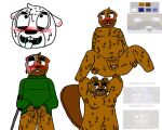 ahegao anus balls beaver blush broadside_beach brown_body brown_fur buckteeth bucky_beaver butt clothing color_swatch ears_down fur genitals green_clothing green_sweater green_topwear hands_behind_head humanoid_genitalia humanoid_penis looking_pleasured male mammal nipples nude penis pivoted_ears rodent scar shipwrecked_64 sketch slightly_chubby solo spidermastermind254 spread_legs spreading sweater tail teeth tongue tongue_out topwear