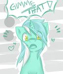  &lt;3 2013 ambiguous_gender english_text equine female friendship_is_magic hair horn horse looking_at_viewer lyra_(mlp) lyra_heartstrings_(mlp) lyraliciouslyra mammal my_little_pony navel open_mouth pony solo text two_tone_hair unicorn unknown_artist yellow_eyes 