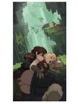  1boy 1girl absurdres amugea armor aroused ass astrid_hofferson blonde_hair boots brown_hair closed_eyes clothed_sex commentary dragon flying fur-trimmed_boots fur_trim hiccup_horrendous_haddock_iii highres how_to_train_your_dragon_(series) lying male_pubic_hair nature on_side open_mouth pants_around_thighs penis pubic_hair pussy sex shoulder_armor vaginal 