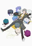  >_< 1boy :< animalization aqua_eyes artist_name aventurine_(honey_dice)_(honkai:_star_rail) aventurine_(honkai:_star_rail) bandages belt black-framed_eyewear black_boots black_cat black_gloves black_jacket black_pants blade_(honkai:_star_rail) blade_(sesame_cake)_(honkai:_star_rail) blue_cat blue_eyes blush book boots bracelet brother_and_sister caelus_(honkai:_star_rail) cake_cat_(honkai:_star_rail) cat cat_tail chain closed_eyes closed_mouth collarbone dan_heng_(honkai:_star_rail) dan_heng_(rice_dumpling)_(honkai:_star_rail) dice eating empty_eyes eyeliner eyewear_on_head fingerless_gloves flower food full_body gloves gold_bracelet gold_chain green_eyes grey_belt grey_cat grey_hair hair_between_eyes hand_on_own_stomach highres holding holding_book honkai:_star_rail honkai_(series) hood hooded_jacket jacket jewelry jing_yuan jing_yuan_(dozing_meow) kafka_(honkai:_star_rail) kafka_(shader_cat)_(honkai:_star_rail) lapels leaf_print long_sleeves looking_at_another looking_at_object looking_down lying makeup male_focus maple_leaf_print march_7th_(honkai:_star_rail) march_7th_(ice_cake)_(honkai:_star_rail) mooncake multicolored_eyes on_back open_book open_clothes open_jacket open_mouth pants pastry phainon_(coconut_snow_cap)_(honkai:_star_rail) phainon_(honkai:_star_rail) pink_cat pink_eyes purple_cat reading red_eyeliner robin_(charmony_kitty)_(honkai:_star_rail) robin_(honkai:_star_rail) round_eyewear rowya shirt short_hair siblings silver_wolf_(gateau_gamer)_(honkai:_star_rail) silver_wolf_(honkai:_star_rail) simple_background sleeping sparkling_eyes spider_web_print spread_legs star_(symbol) star_print sun_symbol sunday_(honkai:_star_rail) sunday_(sundae_angelica)_(honkai:_star_rail) sunglasses t-shirt tail tissue trailblazer_(honkai:_star_rail) trailblazer_(trash_cake)_(honkai:_star_rail) two-sided_fabric two-sided_jacket watermark white_background white_cat white_flower white_shirt yellow_eyes yellow_jacket 