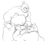  donkey_kong_(series) donkey_kong_country duo gay gorilla handjob king_hippo male mammal nintendo nude oral penis primate punch_out staticlustdemons video_games 