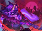  absurd_res angusburgers anthro assault_rifle background_character battle belly blood blood_from_head bodily_fluids body_hair breasts bullet_wound cameron_(squeakitties) chest_hair cleavage clothed clothing colored_blood crazy_eyes equid equine eye_patch eyebrows eyewear facial_tuft felid female fighting_pose glasses grin group gun hair happy_trail harsh_lighting hi_res horn human hybrid jacket knife laceration machete mammal melee_weapon mythological_creature mythological_equine mythology open_clothing open_mouth open_shirt open_topwear palm_tree pink_blood plant pose prosthetic_horn purple_body purple_hair ranged_weapon red_sky rifle shirt sidecut sky smile solo_focus sparkles sparkling_hair swinging_weapon synthwave thick_eyebrows tools topwear trans_(lore) trans_man_(lore) tree tuft unicorn unusual_blood unusual_bodily_fluids violence weapon wrench 