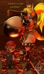  2025 2_horns 3d_(artwork) 5_fingers animal_humanoid armwear big_breasts big_butt binoculars black_clothing black_gloves black_handwear black_leotard blonde_hair blue_eyes boots bowser bowsette_meme breasts bridge brown_hair bubble_butt butt cigar cleavage clothed clothing collar crossgender crown curvy_figure denim denim_clothing denim_overalls dialogue digital_media_(artwork) duo ear_piercing ear_ring elbow_gloves english_text facial_hair female fingers footwear gloves hair handwear headgear hi_res high_heeled_boots high_heels horn horned_humanoid huge_breasts huge_butt huge_hips huge_thighs human humanoid hyper hyper_breasts koopa_humanoid larger_female latex latex_armwear latex_boots latex_clothing latex_elbow_gloves latex_footwear latex_gloves latex_handwear latex_leotard latex_thigh_boots lava legwear leotard light-skinned_female light-skinned_male light_body light_skin long_hair long_tail male mammal mario mario_bros meme mtf_crossgender mustache nintendo oblivious ordinary_pictures overalls piercing ponytail reptile reptile_humanoid ring_piercing scalie scalie_humanoid shell shoes side_boob size_difference smaller_male smoking smoking_cigar source_filmmaker_(artwork) spiked_collar spiked_shell spiked_tail spikes spikes_(anatomy) super_crown t-pose tail tailed_humanoid text thick_thighs thigh_boots thigh_highs voluptuous voluptuous_female voluptuous_humanoid watermark white_clothing white_gloves white_handwear wide_hipped_female wide_hipped_humanoid wide_hips wooden_bridge 