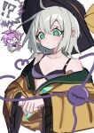  !? 2girls absurdres black_bra black_hairband black_hat blue_shirt blush bow bra breasts buttons cleavage closed_mouth commentary_request diamond_button disembodied_linked_eye eyeball green_eyes green_hair hair_between_eyes hair_ornament hairband hat heart heart_button heart_hair_ornament highres komeiji_koishi komeiji_satori long_sleeves multiple_girls nari_(bikkii) pink_eyes pink_hair shirt siblings simple_background sisters small_breasts solo_focus spoken_interrobang touhou underwear undressing white_background wide_sleeves yellow_bow yellow_shirt 