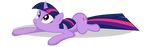  absurd_res alpha_channel cutie_mark equine female feral friendship_is_magic hair hi_res horn horse lying mammal multi-colored_hair my_little_pony plain_background pony purple_eyes solo sprinklespegasister transparent_background twilight_sparkle_(mlp) unicorn vector 