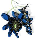  assault_visor baldr_(series) baldr_bringer cable commentary_request foreshortening full_body mecha mecha_focus no_humans official_art open_hand outstretched_arm reaching reaching_towards_viewer robot shadow solo tsunashima_shirou white_background 