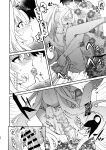  1boy 1girl absurdres ahoge bar_censor black_hair blush breasts censored closed_eyes commentary_request cum cum_in_pussy cum_overflow fate/grand_order fate_(series) french_kiss fujimaru_ritsuka_(male) greyscale hetero highres kimidorix32 kiss lady_avalon_(fate) lady_avalon_(second_ascension)_(fate) lifting_person long_hair medium_breasts merlin_(fate/prototype) monochrome open_mouth penis pussy short_hair swimsuit very_long_hair white_hair 