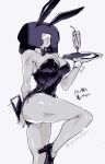 1girl antenna0203 breasts champagne_flute cleavage commentary_request cup drinking_glass garnet_(steven_universe) gem_(steven_universe) highres large_breasts leotard narrow_waist playboy_bunny sketch solo steven_universe waitress 