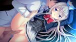  1boy 1girl arm_up black_bow black_hair blue_eyes blue_hairband blue_jacket blue_necktie bow bowtie buttons censored cropped_jacket cum cum_in_pussy da_capo da_capo_iv double-breasted dutch_angle faceless faceless_male game_asset gem green_gem grey_hair grey_vest hair_between_eyes hair_ornament hairband heart heart_hair_ornament highres holding_another's_leg jacket long_hair long_sleeves looking_at_another loose_necktie lying miniskirt mole mole_on_thigh mosaic_censoring necktie non-web_source official_art on_side open_collar open_mouth penis plaid_clothes plaid_vest pleated_skirt pussy red_bow red_bowtie red_gem sagisawa_arisu sailor_collar school_uniform skirt spooning tanihara_natsuki testicles thighhighs tokisaka_ichito very_long_hair vest white_jacket white_sailor_collar white_skirt white_thighhighs 