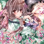  bad_id bad_pixiv_id brown_hair eyes long_hair nanase_nao red_eyes reiuji_utsuho solo touhou 