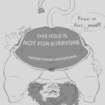 anthro belly bent_over big_butt blush butt clothing english_text felid fluffo_boyo hi_res lion looking_through looking_through_legs male mammal moobs nipples overweight pantherine solo spanking_self teasing text underwear
