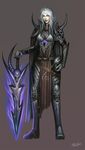  armor highres paul_kwon sword weapon white_hair 