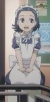  animated animated_gif blue_eyes blue_hair lowres maid screencap short_hair solo spinning to_aru_majutsu_no_index tsuchimikado_maika 
