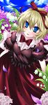  banned_artist blonde_hair blue_eyes medicine_melancholy ribbon solo tepengu touhou 