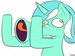  animated equine female friendship_is_magic horn horse lamiaaaa lyra_(mlp) lyra_heartstrings_(mlp) mammal my_little_pony plain_background pony tongue unicorn what where_is_your_god_now white_background 