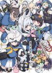  6+girls absurdres ahoge ako_(blue_archive) android_(blue_archive) aris_(blue_archive) black_gloves black_hair black_hairband blonde_hair blue_archive blue_eyes blue_hair blue_necktie blue_sailor_collar blue_serafuku blue_shirt blue_skirt blue_sweater blush braid breasts collared_shirt commentary_request cover cover_page demon_horns explosive forehead fubuki_(blue_archive) gloves green_eyes green_neckerchief grenade grey_eyes grey_hair hair_between_eyes hair_ornament hair_over_one_eye hairband hairclip halo hanako_(blue_archive) headgear headset helmet highres hina_(blue_archive) horns jacket kanna_(blue_archive) kasumi_(blue_archive) kirara_(blue_archive) kirino_(blue_archive) large_breasts leaf leaf_on_head long_hair long_sleeves midori_(blue_archive) miyako_(blue_archive) miyu_(blue_archive) moe_(blue_archive) momoi_(blue_archive) multiple_girls neckerchief necktie noa_(blue_archive) orange_eyes pink_hair pink_neckerchief pleated_skirt puffy_long_sleeves puffy_sleeves purple_eyes purple_hair ranf red_eyes red_hair robot sailor_collar saki_(blue_archive) school_uniform serafuku shirt skirt sora_(blue_archive) sparkle sweater translation_request very_long_hair walkie-talkie white_background white_helmet white_jacket white_sailor_collar white_shirt yellow_neckerchief yuuka_(blue_archive) yuzu_(blue_archive) 