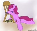  alcohol anatomically_correct anatomically_correct_pussy animal_genitalia anus berry_punch_(mlp) beverage bottle butt chair cobalt_snow cutie_mark drunk equine equine_pussy fatalfox female feral friendship_is_magic fur hair half-closed_eyes horse looking_at_viewer looking_back mammal my_little_pony nude pink_fur plain_background pony presenting presenting_hindquarters pussy red_eyes red_hair saliva signature smile solo spread_legs spreading white_background 