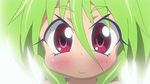  16:9 1girl animated animated_gif approximated_aspect_ratio blush green_eyes mermaid monster_girl muromi-san namiuchigiwa_no_muromi-san red_eyes smile solo 
