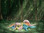  duo equine female feral fluttershy_(mlp) forest friendship_is_magic fur grass hair horse long_hair looking_at_viewer lying mammal miokomata multi-colored_hair my_little_pony open_mouth outside pegasus pink_hair pony rainbow_dash_(mlp) rainbow_hair rainbow_tail smile sparkles tongue tree wings yellow_fur 