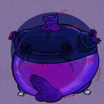 artist_mutatedhiphop berry_juice beverage blueberry_inflation blueberry_juice bulging_breasts embarrassed expansion flapping genital_growth genitals growth helpless hi_res humiliation hyena inflation juice_(beverage) leaking mammal penis penis_growth ryder_(character) spherical_inflation stained_clothing tongue tongue_out
