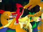  anthro bayleef charizard charmeleon cum cum_in_ass cum_in_mouth cum_inside cum_on_face fak&#233;mon foursome gay group group_sex male nicobay nintendo oral orgy penis pok&#233;mon pok&#233;morph pok&eacute;mon sex surfing_charizard tongue tongue_out video_games 