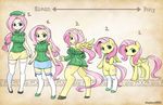  animal_ears artist_name bare_shoulders beret big_hair bottomless breasts cutie_mark directional_arrow english fluttershy furry green_eyes hat highres hooves horse_ears horse_girl horse_legs horse_tail large_breasts long_hair low-tied_long_hair multiple_views my_little_pony my_little_pony_equestria_girls my_little_pony_friendship_is_magic off-shoulder_sweater pegasus personification pink_hair pony progression ribbed_sweater shepherd0821 skirt sleeveless sleeveless_turtleneck smile sweater tail thighhighs turtleneck white_legwear wings yellow_skin zettai_ryouiki 
