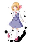  blush darkness finger_to_mouth highres rumia smile solo touhou you_shugyouchuu 