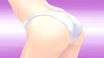  16:9 1girl ass from_behind game_cg guardian_place guardian_place:_do_s_na_imouto_to_3-nin_no_yome highres hips panties simple_background solo thighs tsurugi_hagane underwear white_panties 