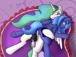  after_sex animal_genitalia blush boltswift cum cum_in_pussy cum_inside duo equine female feral flaccid friendship_is_magic hair herm horn horse horsecock incest intersex lying mammal my_little_pony on_back penis pony princess princess_celestia_(mlp) princess_luna_(mlp) pussy royalty sibling sisters winged_unicorn wings 
