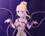  artist_request blonde_hair blue_eyes breasts captured chrono_(series) chrono_trigger imminent_rape jewelry lots_of_jewelry marle ponytail princess scared tears tentacle you_gonna_get_raped 